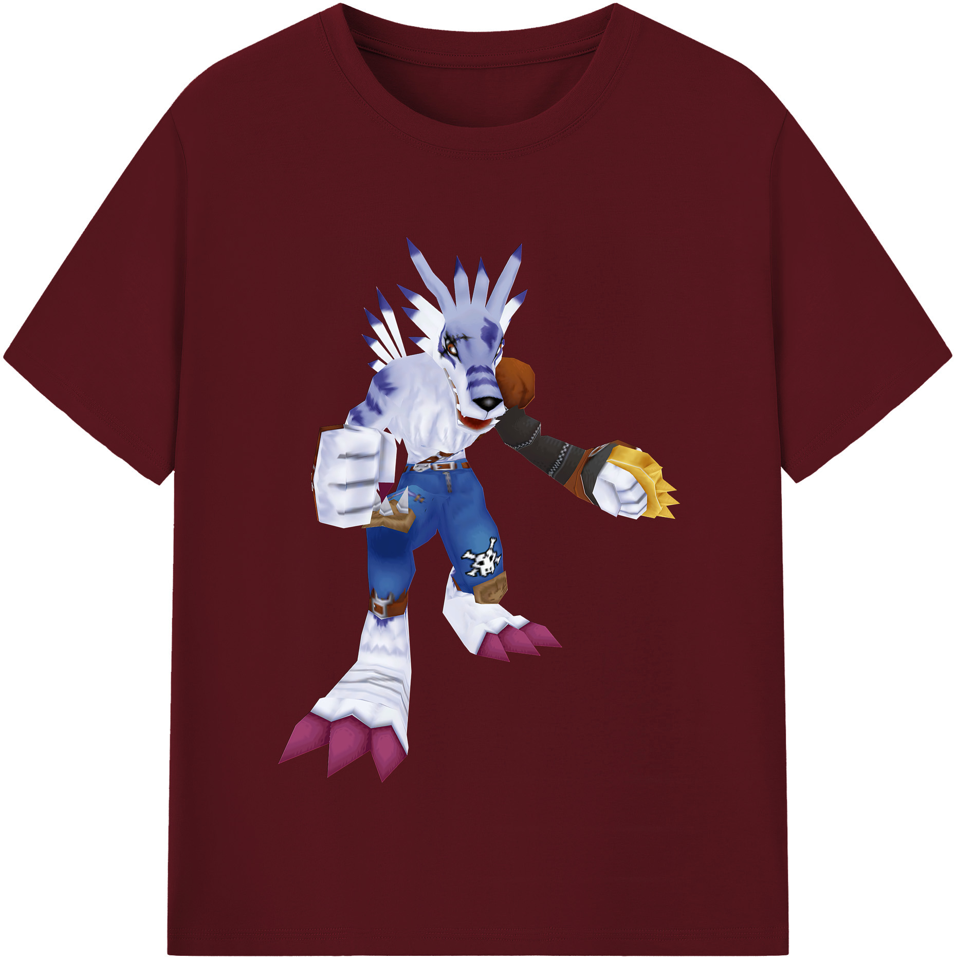 （画像用） Digimon デジタルモンスター/デジモン 綿100％半袖Tシャツ（フロントプリント）
